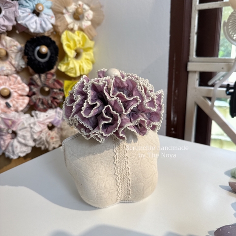 Scrunchie Cẩm Tú Cầu handmade by The Noya CTC17