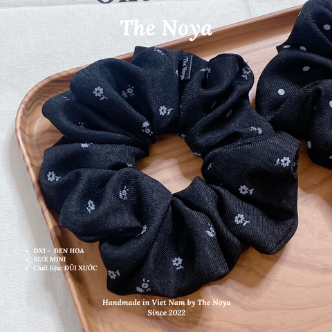 Scrunchies/Dây buộc tóc/Đồ cột tóc The Noya bồng bềnh siêu to chất đũi xước DX1, DX2, DX3, DX4, DX5, DX6
