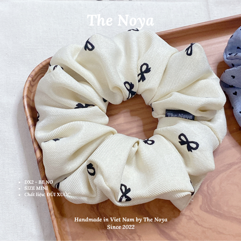 Scrunchies/Dây buộc tóc/Đồ cột tóc The Noya bồng bềnh siêu to chất đũi xước DX1, DX2, DX3, DX4, DX5, DX6