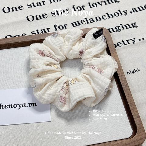 [BST November] Scrunchies Vải Xô Muslim Phong Cách Hàn Quốc siêu phồng by The Noya X67, X68, X69, X70, X71, X72
