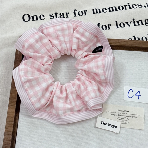 [Mã C] Dây buộc tóc phối ren thủ công hoạ tiết phong cách Hàn Quốc by The Noya