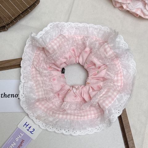 [H10-H18] Scrunchie thiết kế theo yêu cầu, dây buộc tóc hàng thủ công The Noya