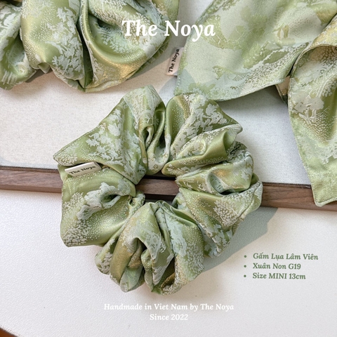 [BIGSIZE] Dây buộc tóc Gấm Lụa Lâm Viên siêu mềm mướt dày dặn bồng bềnh may thủ công The Noya G17,G18,G19,G20