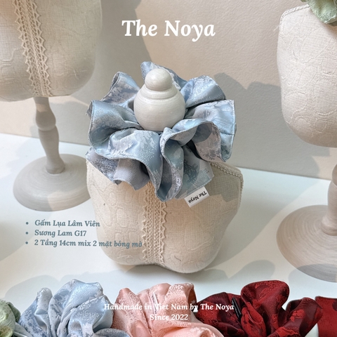 [BIGSIZE] Dây buộc tóc Gấm Lụa Lâm Viên siêu mềm mướt dày dặn bồng bềnh may thủ công The Noya G17,G18,G19,G20