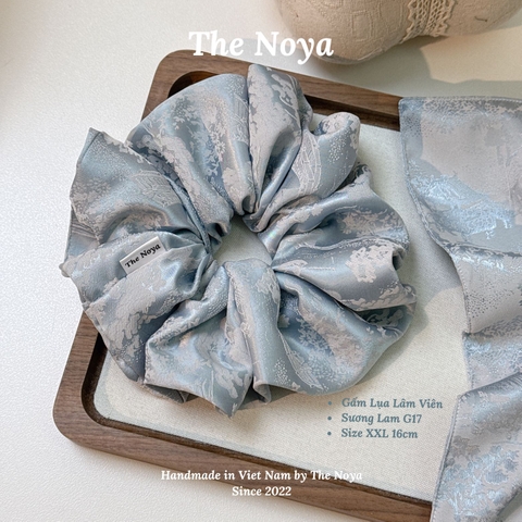 [BIGSIZE] Dây buộc tóc Gấm Lụa Lâm Viên siêu mềm mướt dày dặn bồng bềnh may thủ công The Noya G17,G18,G19,G20