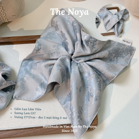 [BIGSIZE] Dây buộc tóc Gấm Lụa Lâm Viên siêu mềm mướt dày dặn bồng bềnh may thủ công The Noya G17,G18,G19,G20
