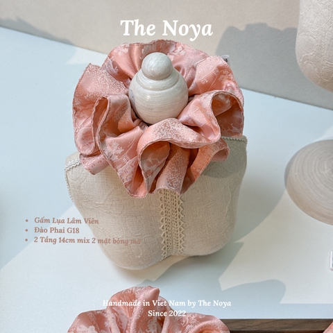 [BIGSIZE] Dây buộc tóc Gấm Lụa Lâm Viên siêu mềm mướt dày dặn bồng bềnh may thủ công The Noya G17,G18,G19,G20