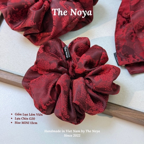 [BIGSIZE] Dây buộc tóc Gấm Lụa Lâm Viên siêu mềm mướt dày dặn bồng bềnh may thủ công The Noya G17,G18,G19,G20