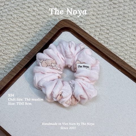 Hà Thu Scrunchie - Dây buộc tóc xô muslim 2 tầng phối viền handmade by The Noya X94
