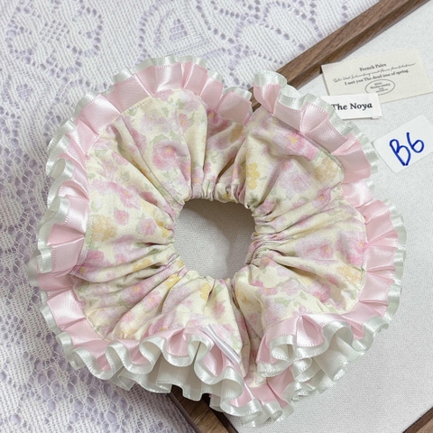 [Mã B] Dây buộc tóc phối ren thủ công The Noya