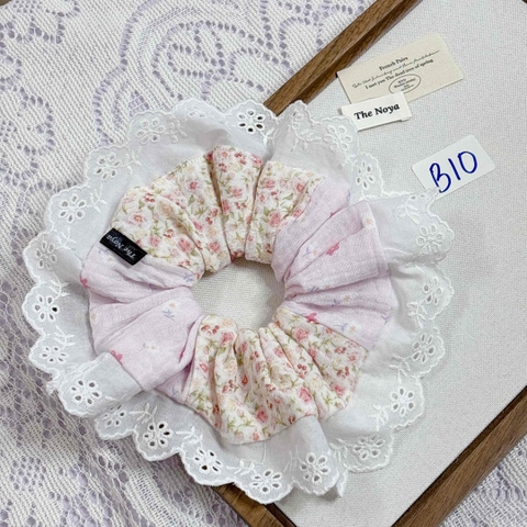 [Mã B] Dây buộc tóc phối ren thủ công The Noya