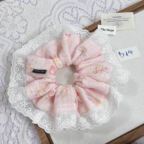 [Mã B] Dây buộc tóc phối ren thủ công The Noya