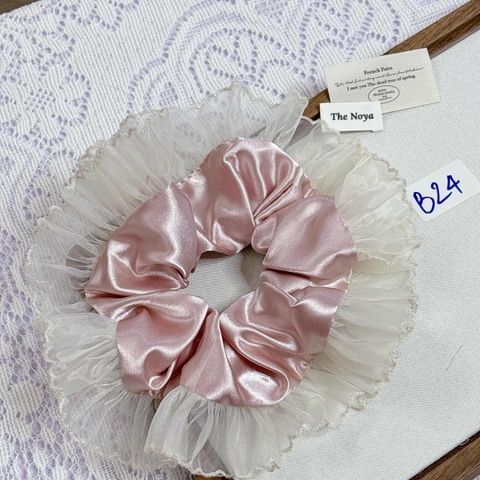 [Mã B] Dây buộc tóc phối ren thủ công The Noya