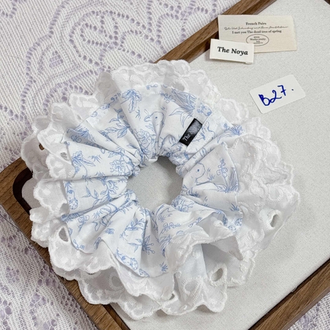 [Mã B] Dây buộc tóc phối ren thủ công The Noya