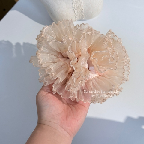 Scrunchie Cẩm Tú Cầu SIZE LỚN 18cm handmade by The Noya CTC21