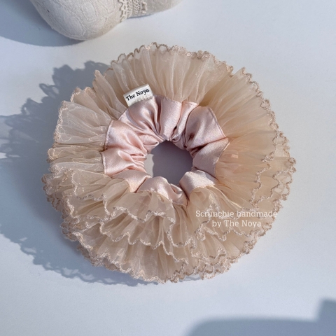 Scrunchie Cẩm Tú Cầu SIZE LỚN 18cm handmade by The Noya CTC21