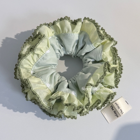 [LIMITED] Scrunchie Cẩm Tú Cầu VIỀN RODE 15cm handmade by The Noya CTC20