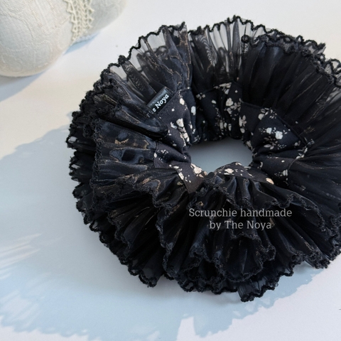 Scrunchie Cẩm Tú Cầu, cột tóc vuông handmade by The Noya CTC22