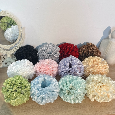 [THỦ CÔNG] Scrunchie Cẩm Tú Cầu SIÊU NHÚM handmade by The Noya CTC26