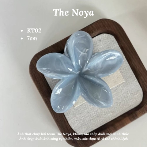 Kẹp tóc hoa sứ The Noya kiểu dáng màu hiện đại dễ thương, kẹp tóc nửa đầu KT02, KT03