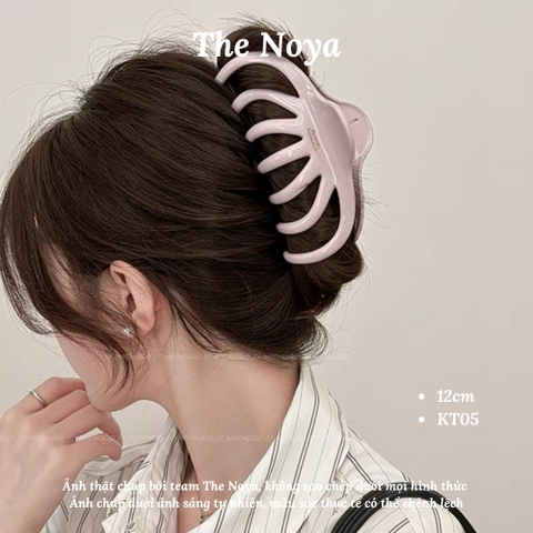 Kẹp chữ nhãn vàng The Noya cho tóc sau đầu của nữ, kẹp bí ngô kẹp tóc chất lượng cao KT05