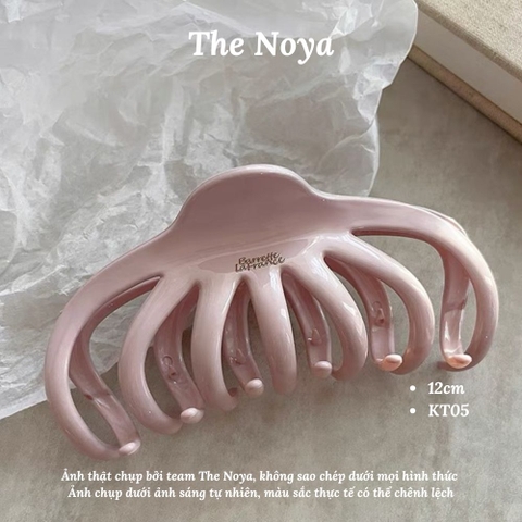 Kẹp chữ nhãn vàng The Noya cho tóc sau đầu của nữ, kẹp bí ngô kẹp tóc chất lượng cao KT05