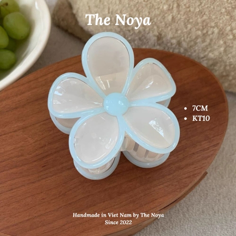 Kẹp tóc hoa sứ The Noya kiểu dáng màu hiện đại dễ thương, kẹp tóc nửa đầu KT10, KT11