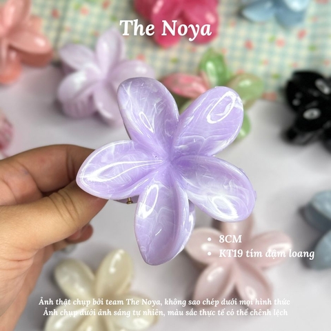 Kẹp tóc hoa sứ The Noya kiểu dáng màu hiện đại dễ thương, kẹp tóc nửa đầu KT02, KT03