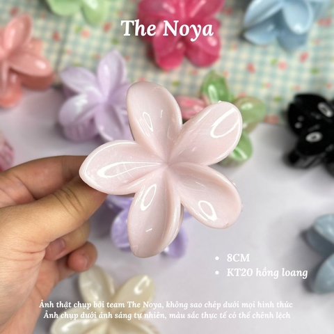 Kẹp tóc hoa sứ The Noya kiểu dáng màu hiện đại dễ thương, kẹp tóc nửa đầu KT02, KT03