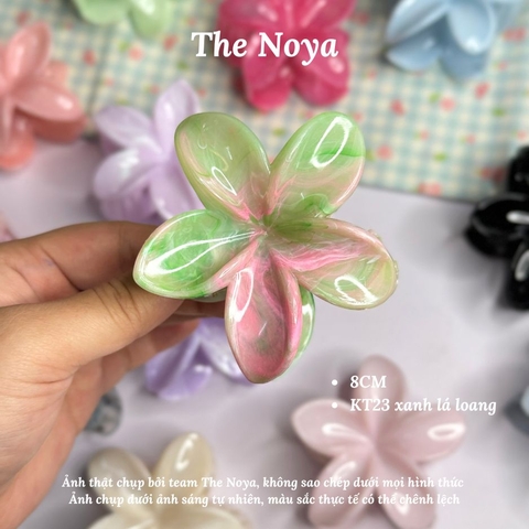 Kẹp tóc hoa sứ The Noya kiểu dáng màu hiện đại dễ thương, kẹp tóc nửa đầu KT02, KT03