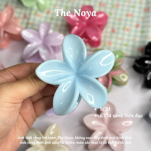 Kẹp tóc hoa sứ The Noya kiểu dáng màu hiện đại dễ thương, kẹp tóc nửa đầu KT02, KT03