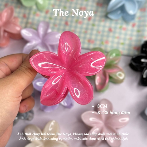Kẹp tóc hoa sứ The Noya kiểu dáng màu hiện đại dễ thương, kẹp tóc nửa đầu KT02, KT03