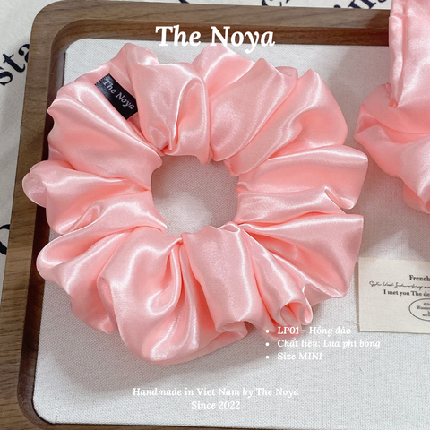 Dây buộc tóc siêu phồng handmade phi lụa by The Noya LP01
