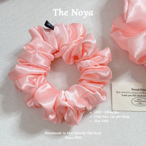Dây buộc tóc siêu phồng handmade phi lụa by The Noya LP01