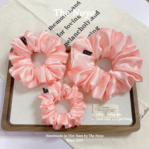 Dây buộc tóc siêu phồng handmade phi lụa by The Noya LP01
