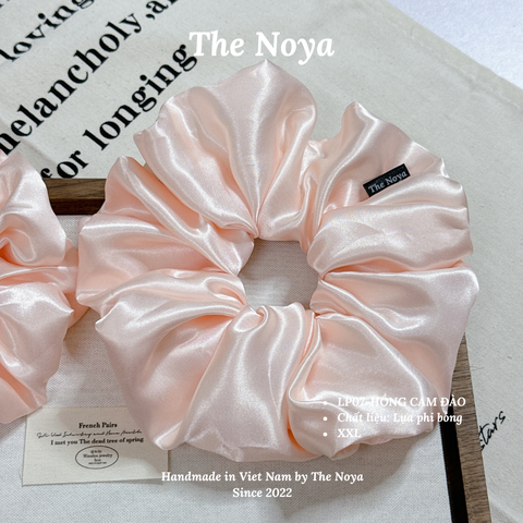 Dây buộc tóc siêu phồng handmade phi lụa by The Noya LP07