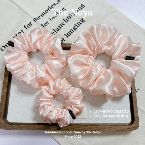 Dây buộc tóc siêu phồng handmade phi lụa by The Noya LP07
