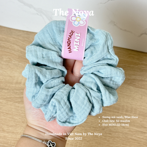 [THỦ CÔNG] Dây Buộc Tóc Xô Trơn Size Mini Siêu Phồng 13-14cm The Noya