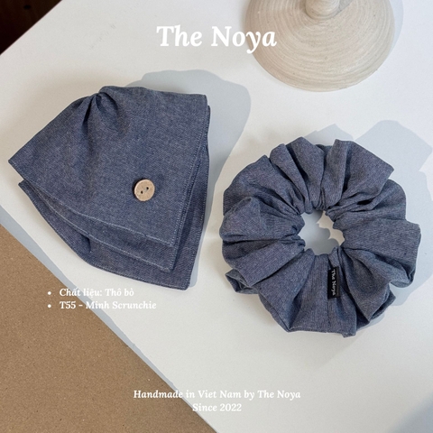 [Có BIGSIZE] Scrunchies handmade BASIC chất thô bò mềm mại by The Noya T55