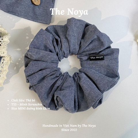 [Có BIGSIZE] Scrunchies handmade BASIC chất thô bò mềm mại by The Noya T55