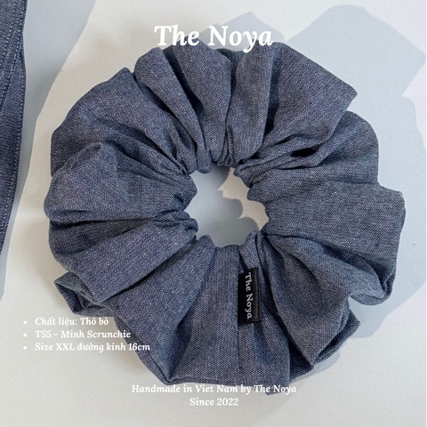 [Có BIGSIZE] Scrunchies handmade BASIC chất thô bò mềm mại by The Noya T55