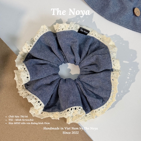 [Có BIGSIZE] Scrunchies handmade BASIC chất thô bò mềm mại by The Noya T55