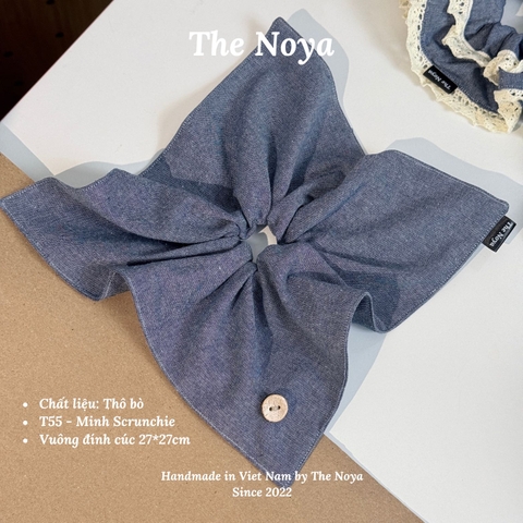 [Có BIGSIZE] Scrunchies handmade BASIC chất thô bò mềm mại by The Noya T55