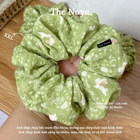 [BST Những ngày dịu êm] Gió Vườn Scrunchies chất Xô Muslin handmade by The Noya X10