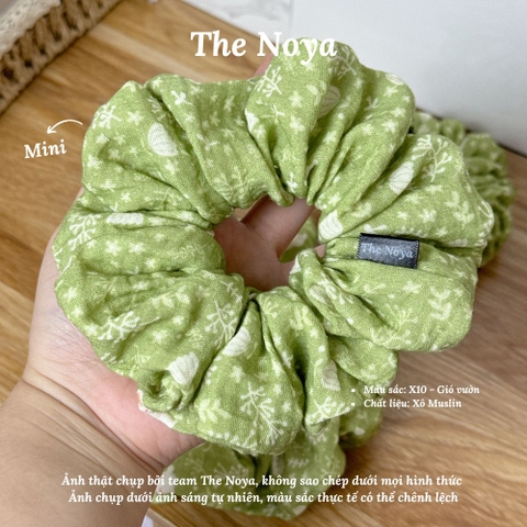 [BST Những ngày dịu êm] Gió Vườn Scrunchies chất Xô Muslin handmade by The Noya X10