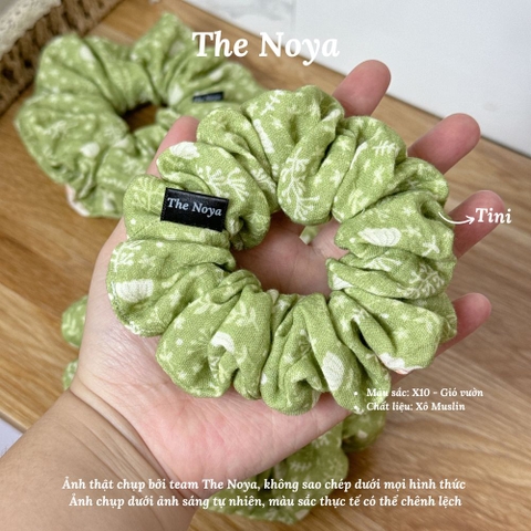 [BST Những ngày dịu êm] Gió Vườn Scrunchies chất Xô Muslin handmade by The Noya X10