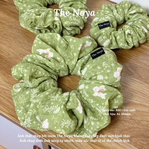 [BST Những ngày dịu êm] Gió Vườn Scrunchies chất Xô Muslin handmade by The Noya X10