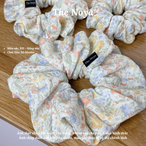 [BST Những ngày dịu êm] Nắng Nhẹ Scrunchies chất Xô Muslin handmade by The Noya X11