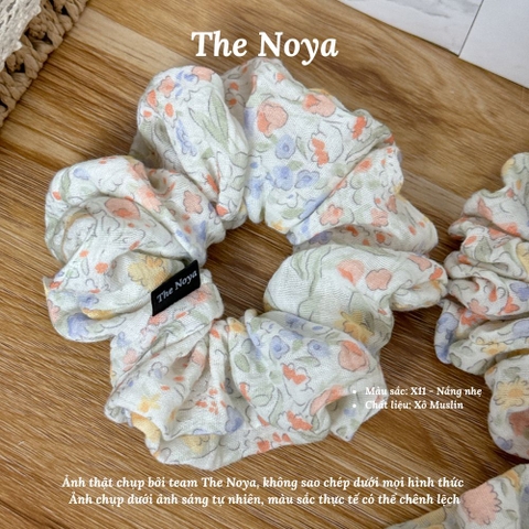 [BST Những ngày dịu êm] Nắng Nhẹ Scrunchies chất Xô Muslin handmade by The Noya X11