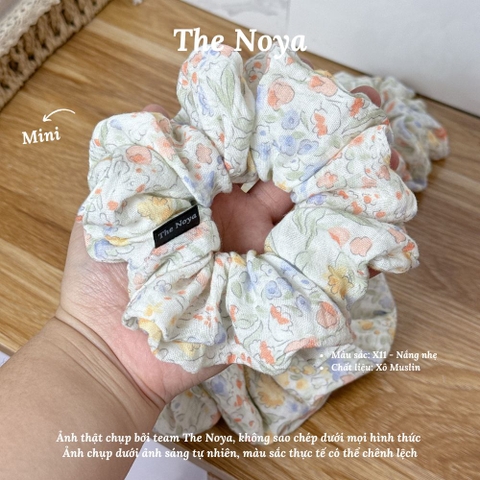 [BST Những ngày dịu êm] Nắng Nhẹ Scrunchies chất Xô Muslin handmade by The Noya X11